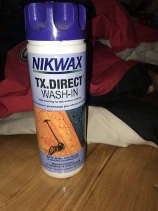 use nikwax detergent before storing drysuits