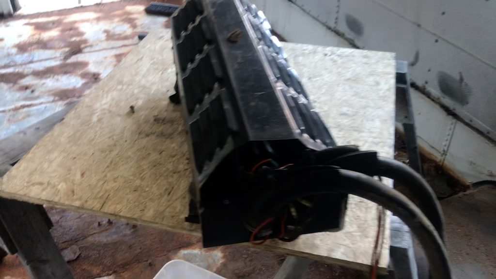 removing school bus heaters