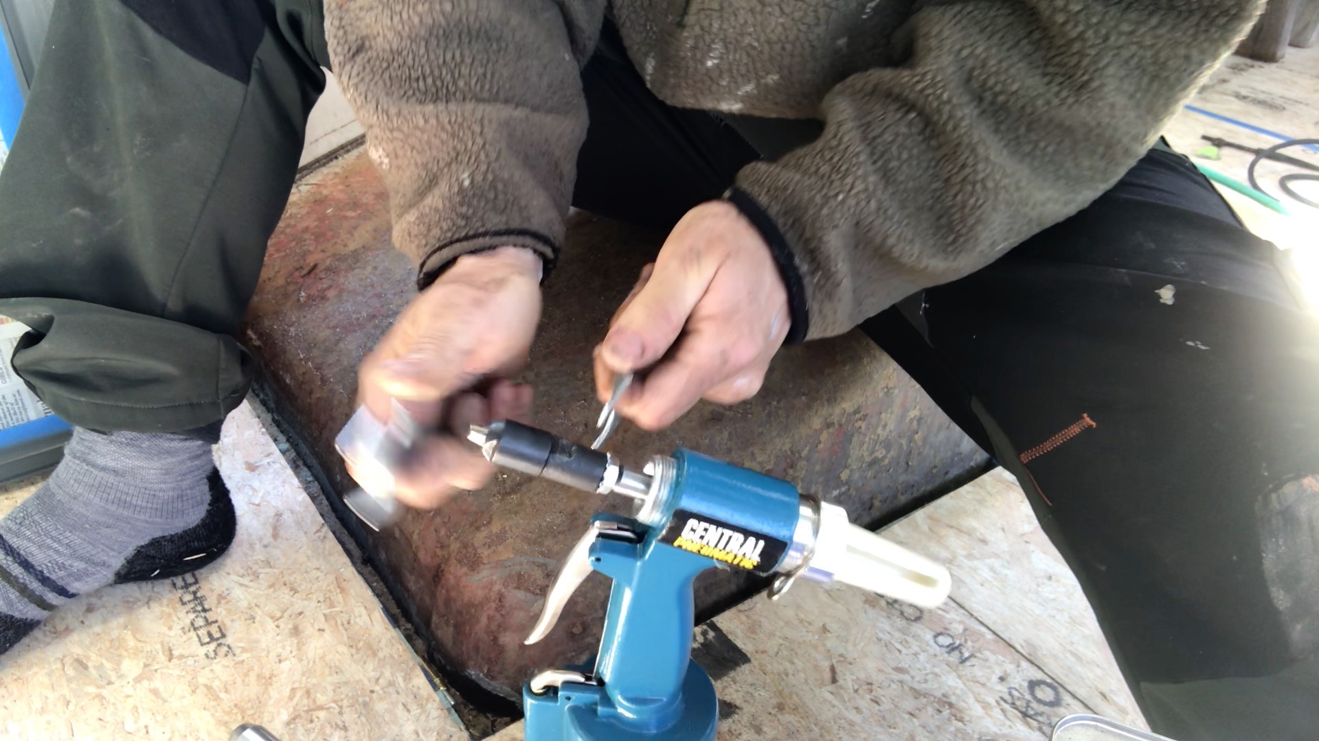 Skinning Skoolie Windows, Flasher Lights and Sign The EddyLine