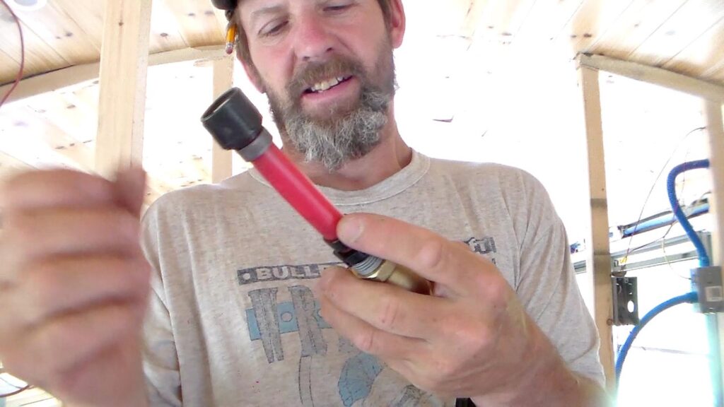 running pex plumbing in the skoolie