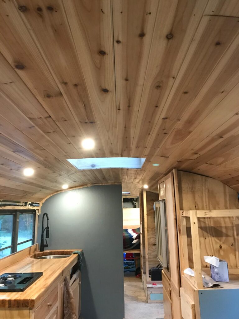 Cedar ceiling