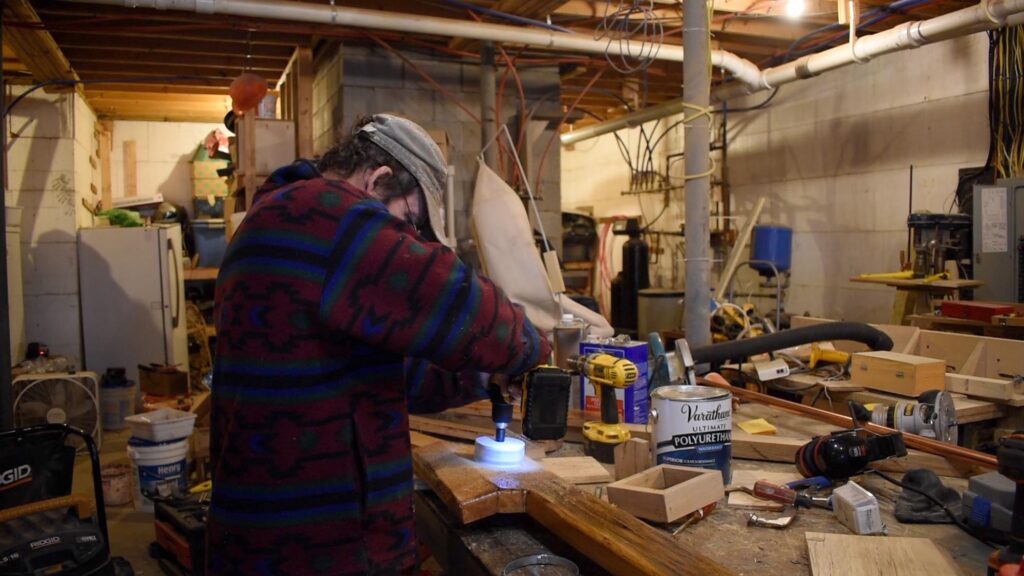 Skoolie Dashboard hole saw