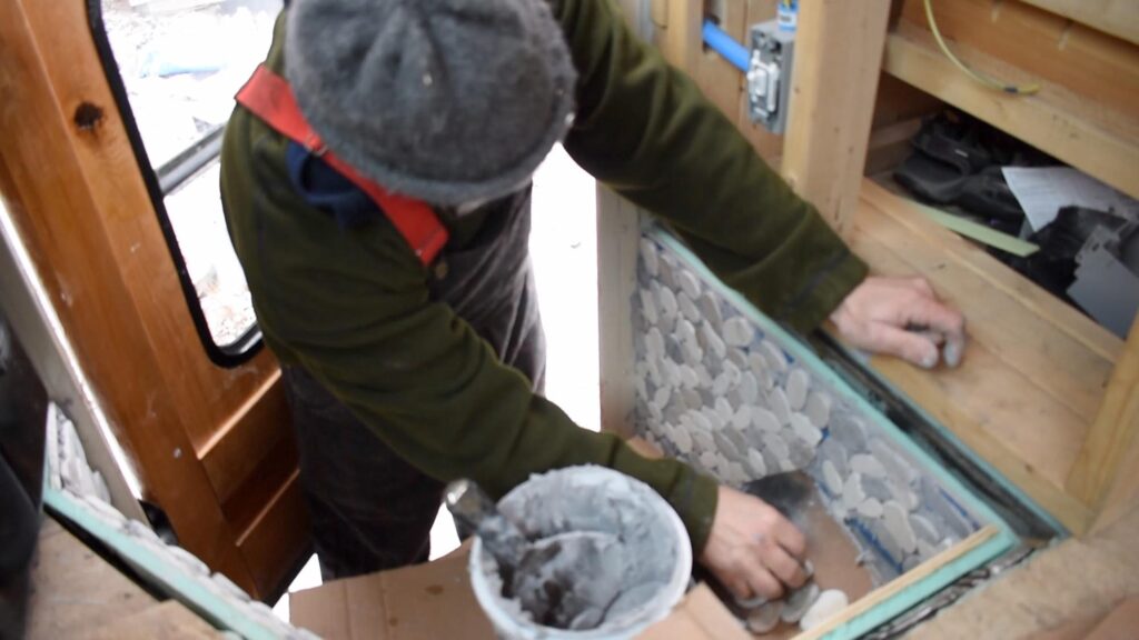 Skoolie Stairs Mosaic