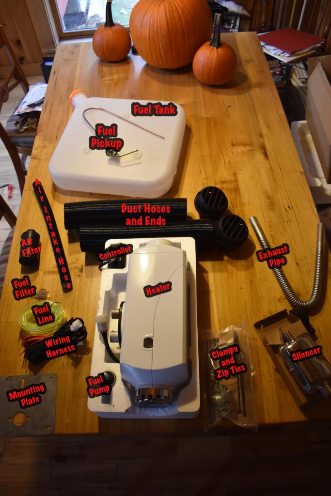 unboxing diesel heater