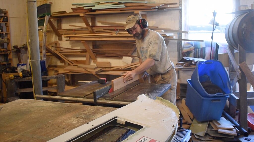 ripping oak trim