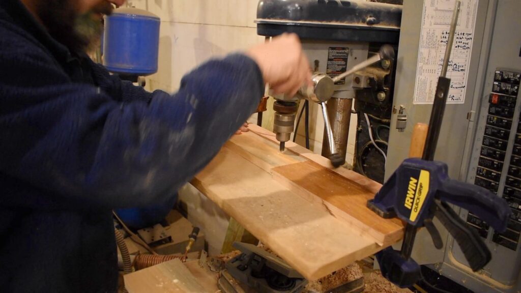 pre drill slats for skoolie pullout couch