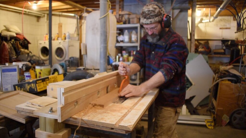 routing skoolie table slide