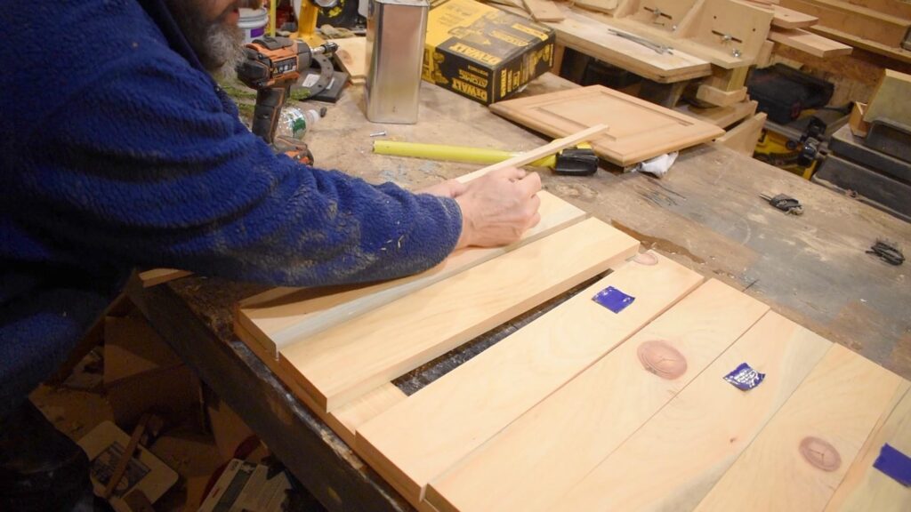 marking slats for skoolie pullout couch