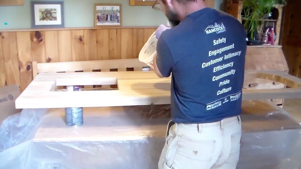 butcher block counter epoxy pour