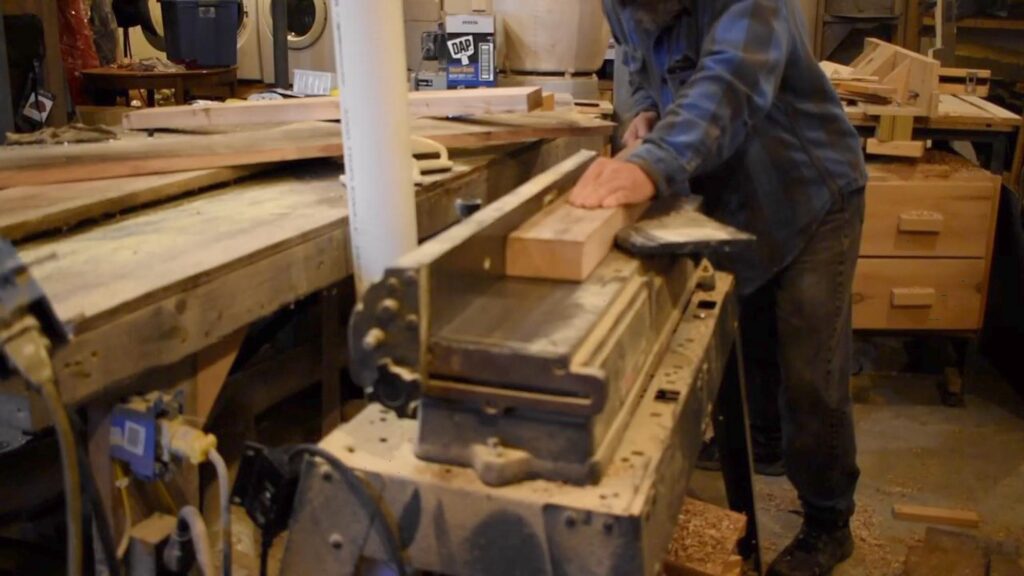jointing lumber for the skoolie door